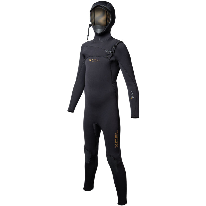 Load image into Gallery viewer, Xcel Youth Comp+ 5/4 Hooded Chest-Zip Wetsuit