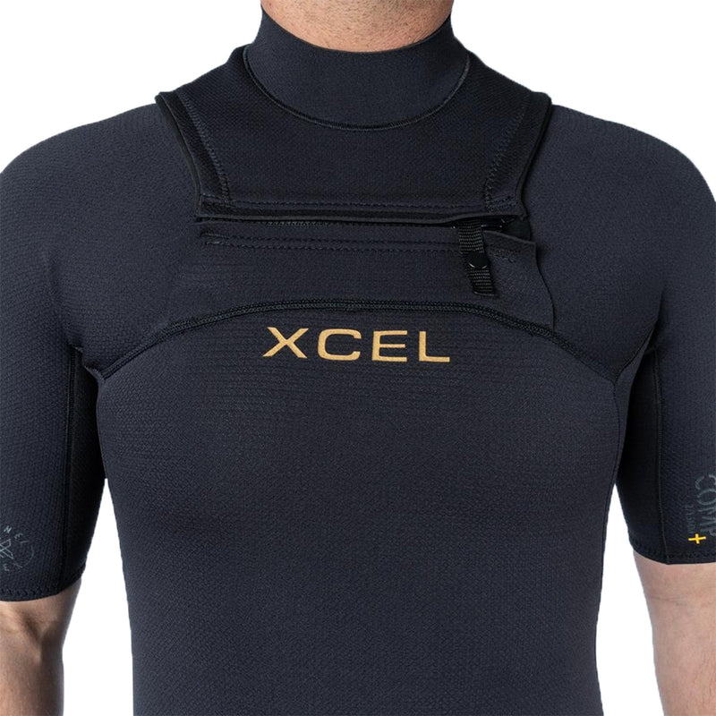 Load image into Gallery viewer, Xcel Comp+ 2/1.5 Short Sleeve Chest-Zip Spring Wetsuit