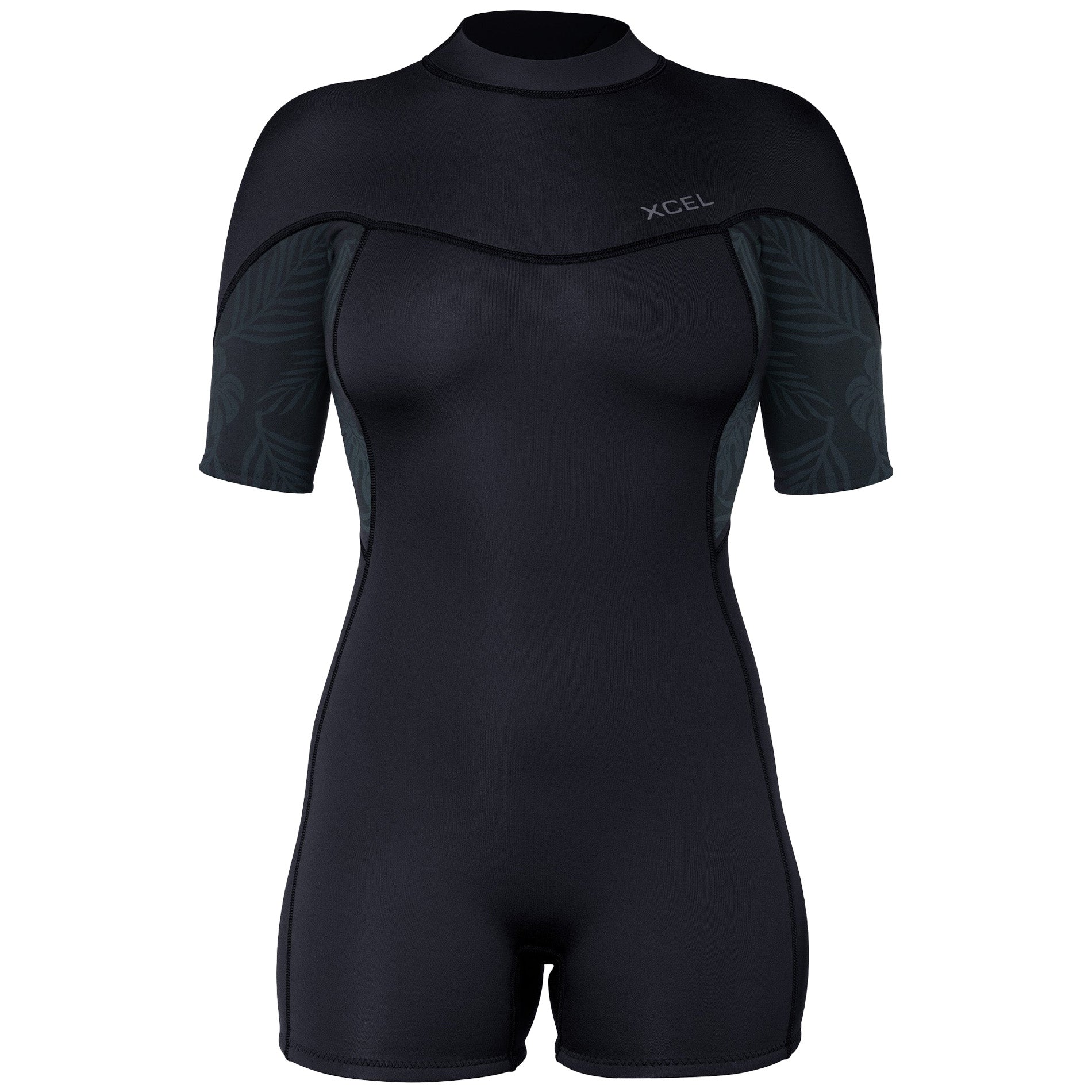 ルル② Xcel Women's Axis 2mm Short Sleeve Back-Zip Boy-Short Spring