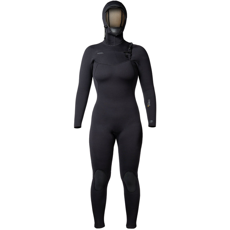Load image into Gallery viewer, Xcel Women's Comp+ 5/4 Hooded Chest-Zip Wetsuit