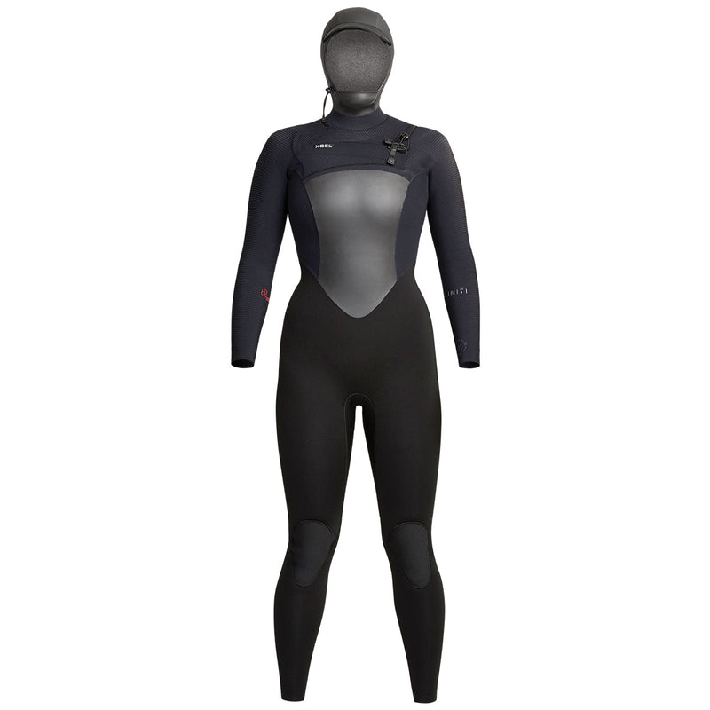 Load image into Gallery viewer, Xcel Women's Infiniti 5/4 Hooded Chest-Zip Wetsuit