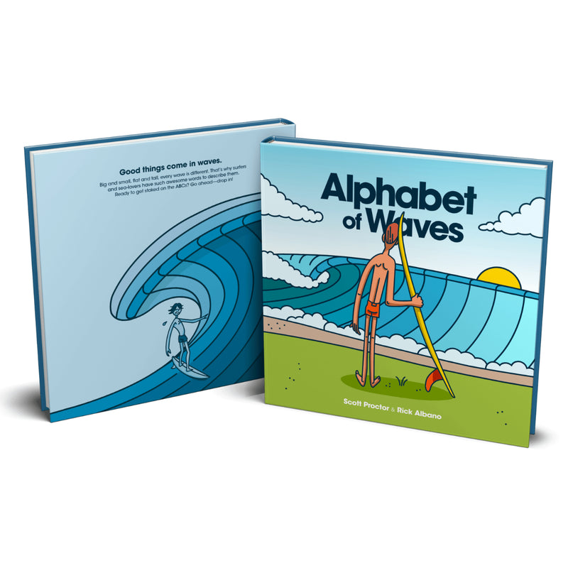 Load image into Gallery viewer, Alphabet of Waves Book by Scott Proctor &amp; Rick Albano
