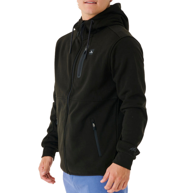 Load image into Gallery viewer, Rip Curl Departed Anti-Series Fleece Zip Hooded Jacket • 2025 3