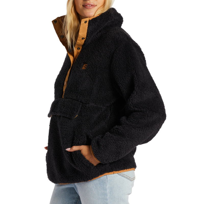 Load image into Gallery viewer, Billabong Women&#39;s Switchback Mock Neck Fleece Pullover Sweatshirt
