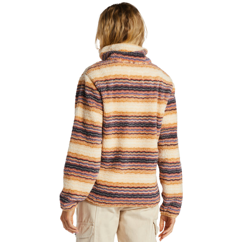 Load image into Gallery viewer, Billabong Women&#39;s Switchback Mock Neck Fleece Pullover Sweatshirt
