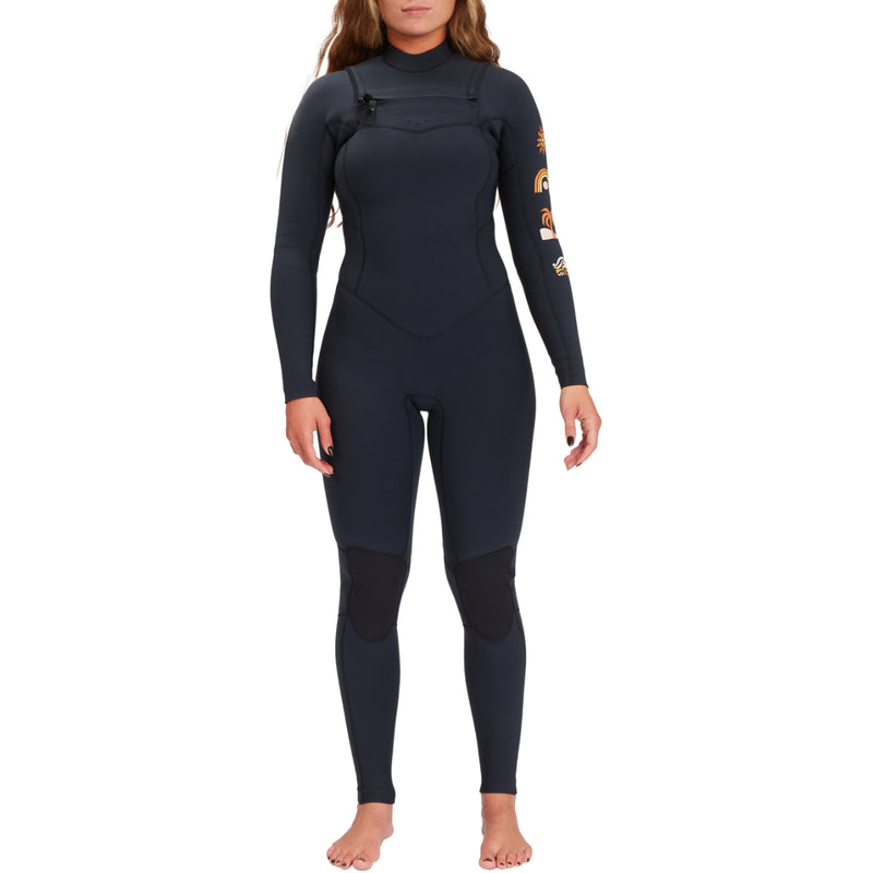 Load image into Gallery viewer, Billabong Women's Salty Dayz Natural 4/3 Chest-Zip Wetsuit