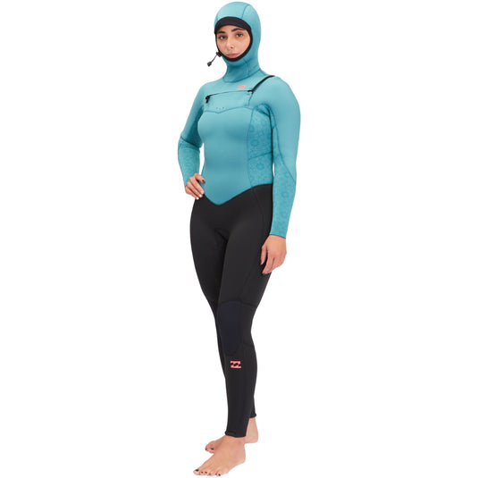 Billabong Women's Synergy 5/4 Hooded Chest Zip Wetsuit - 2023