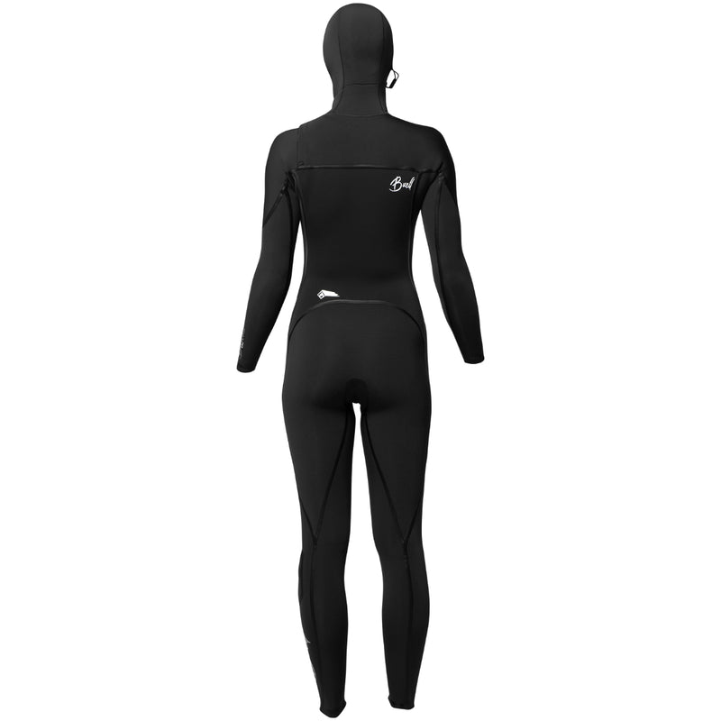 Load image into Gallery viewer, Buell Women&#39;s RB2 5/4 Hooded Chest Zip Wetsuit - 2021
