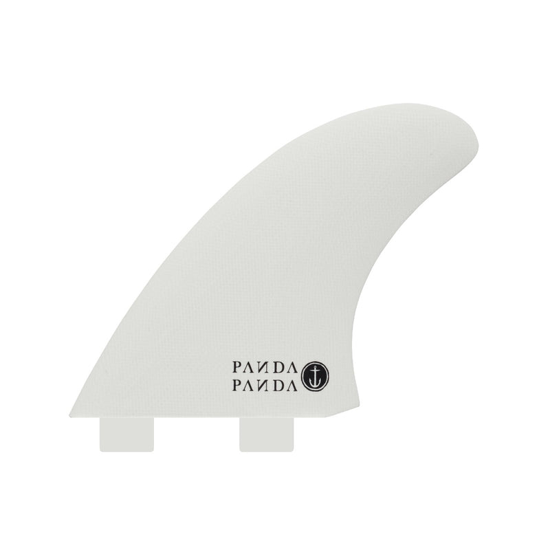 Load image into Gallery viewer, Captain Fin Co. Panda FCS Compatible Twin + 1 Fin Set - White/Pink

