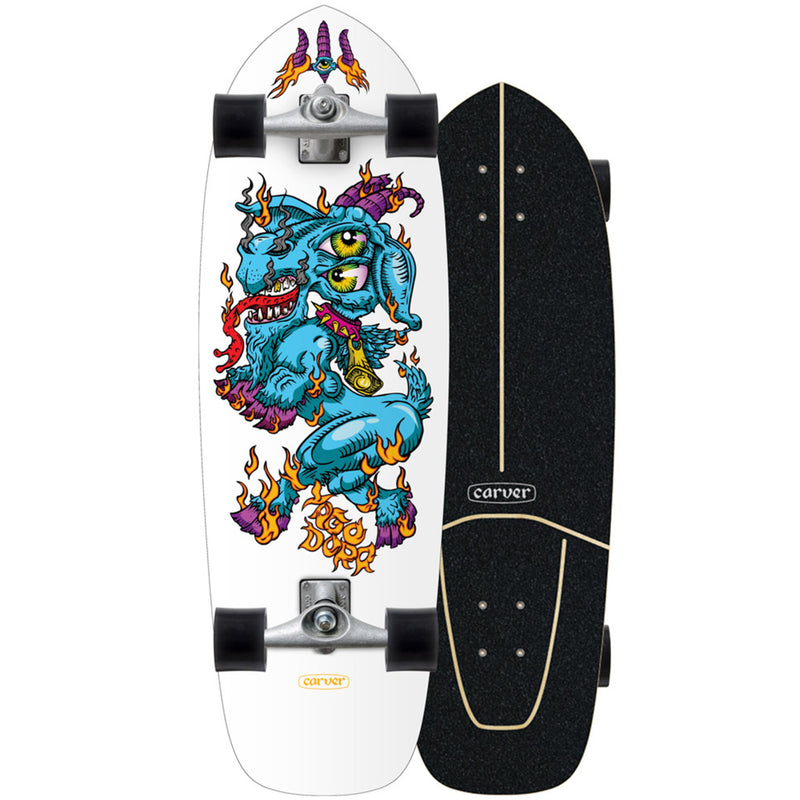 Load image into Gallery viewer, Carver Yago Dora Fire Goat Surfskate 30.75&quot; Skateboard Complete
