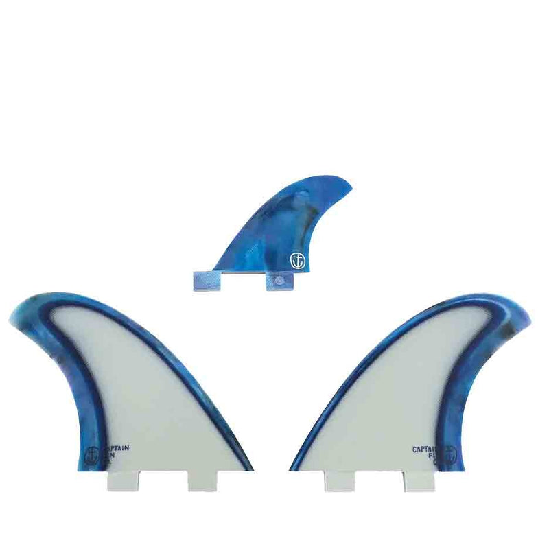 Load image into Gallery viewer, Captain Fin Co. CF Acid Splash FCS Compatible Twin + 1 Fin Set
