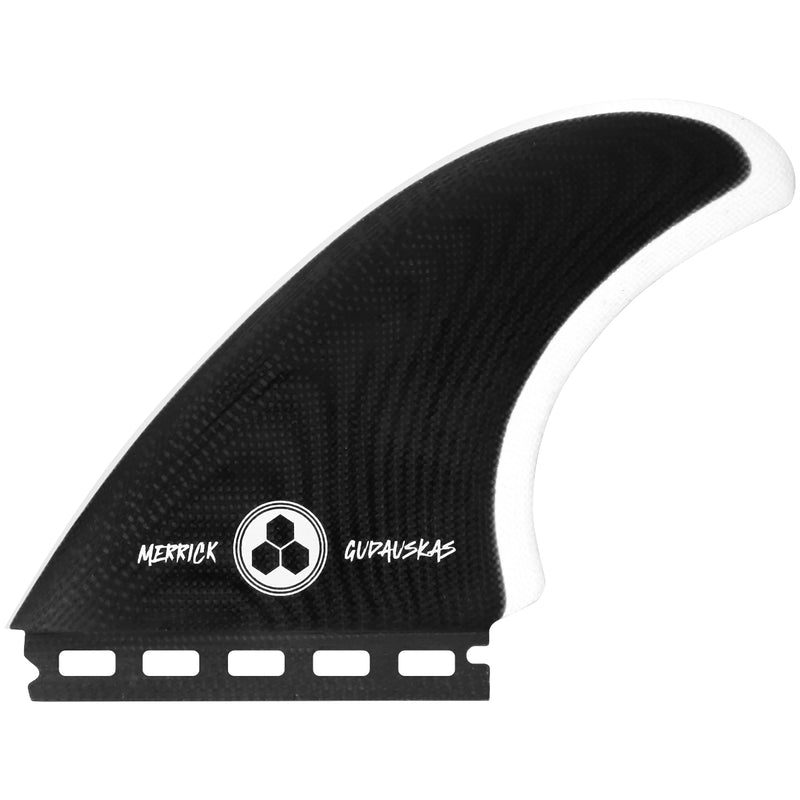 Load image into Gallery viewer, Channel Islands Merrick × Gudauskas Futures Compatible Twin + 1 Fin Set