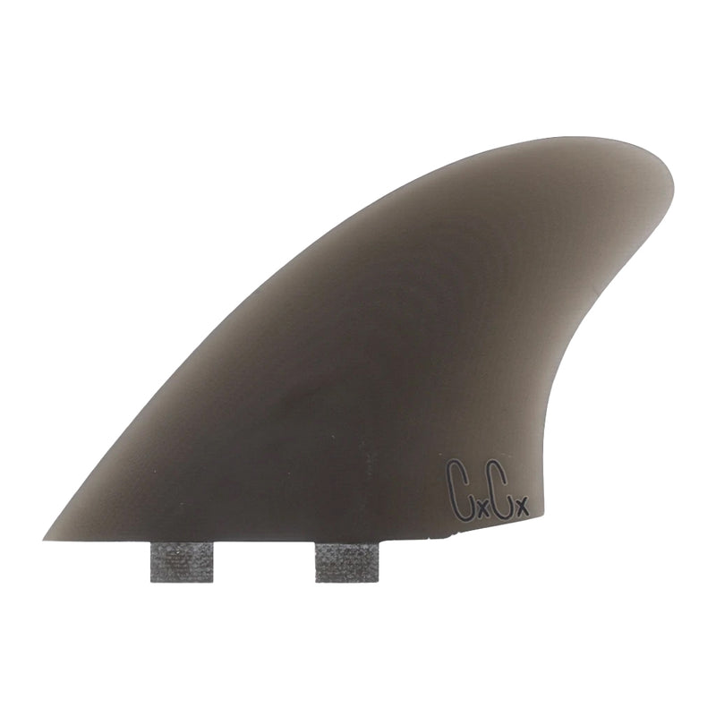 Load image into Gallery viewer, Captain Fin Co. Chris Christenson Keel FCS Compatible Twin Fin Set - Smoke
