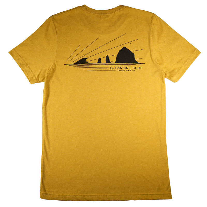 Load image into Gallery viewer, Cleanline Haystack Rays T-Shirt - Heather Storm
