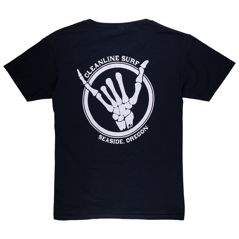 Load image into Gallery viewer, Cleanline Youth Shaka Bones T-Shirt