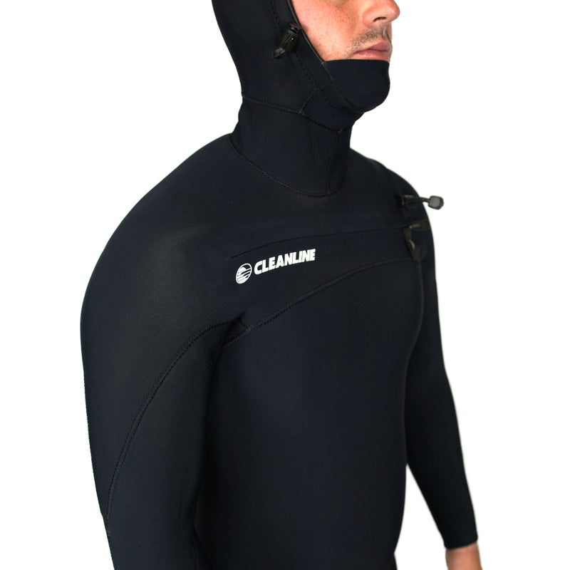 Load image into Gallery viewer, Cleanline 4/3 Hooded Chest-Zip Wetsuit