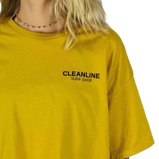 Cleanline Women's Lines Cropped T-Shirt