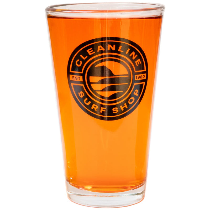 Load image into Gallery viewer, Cleanline Rollin' 16 oz. Pint Glass