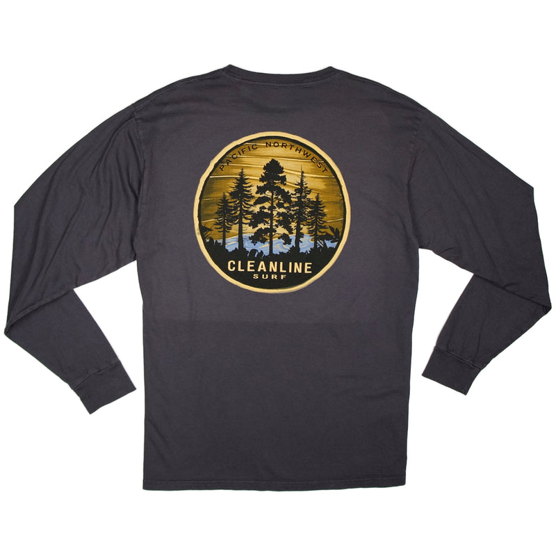Load image into Gallery viewer, Cleanline Pacific Pines Long Sleeve T-Shirt