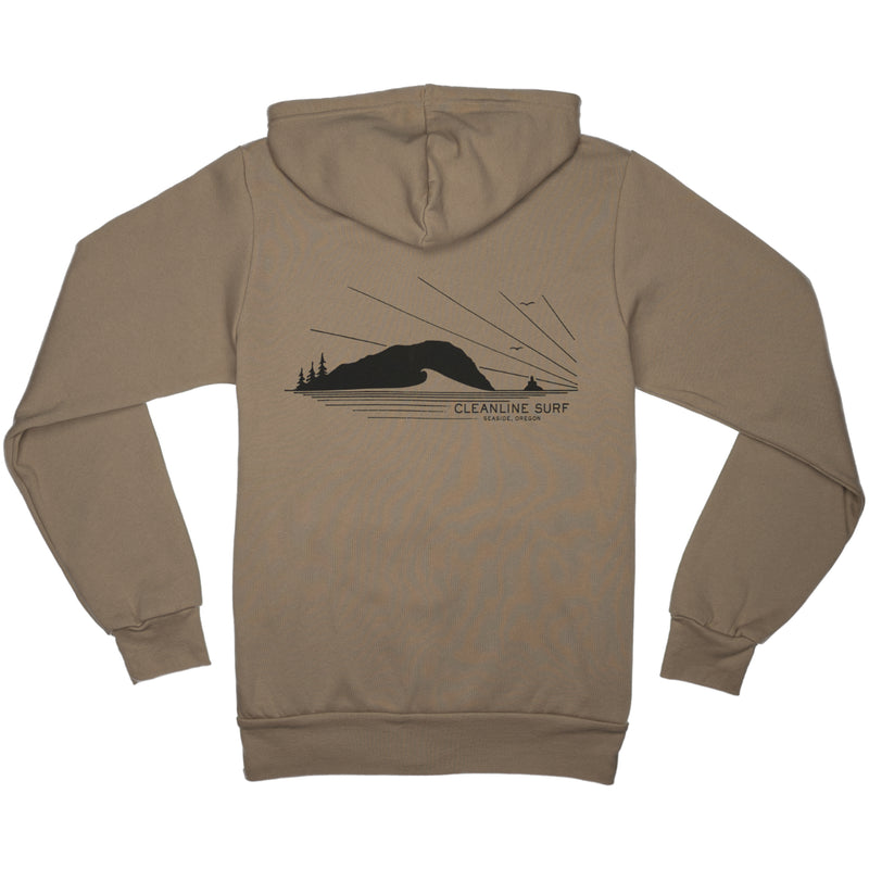 Load image into Gallery viewer, Cleanline Tillamook Rays Zip-Up Hoodie