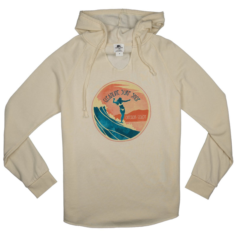Load image into Gallery viewer, Cleanline Women's Wahine Style Pullover Hoodie