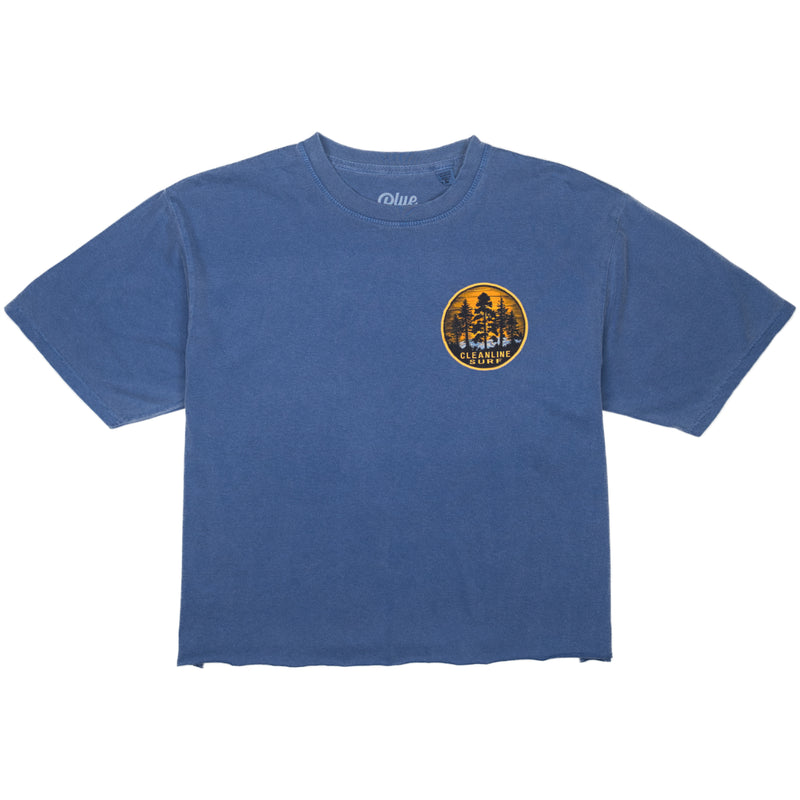 Load image into Gallery viewer, Cleanline Women's Pacific Pines Crop T-Shirt 2