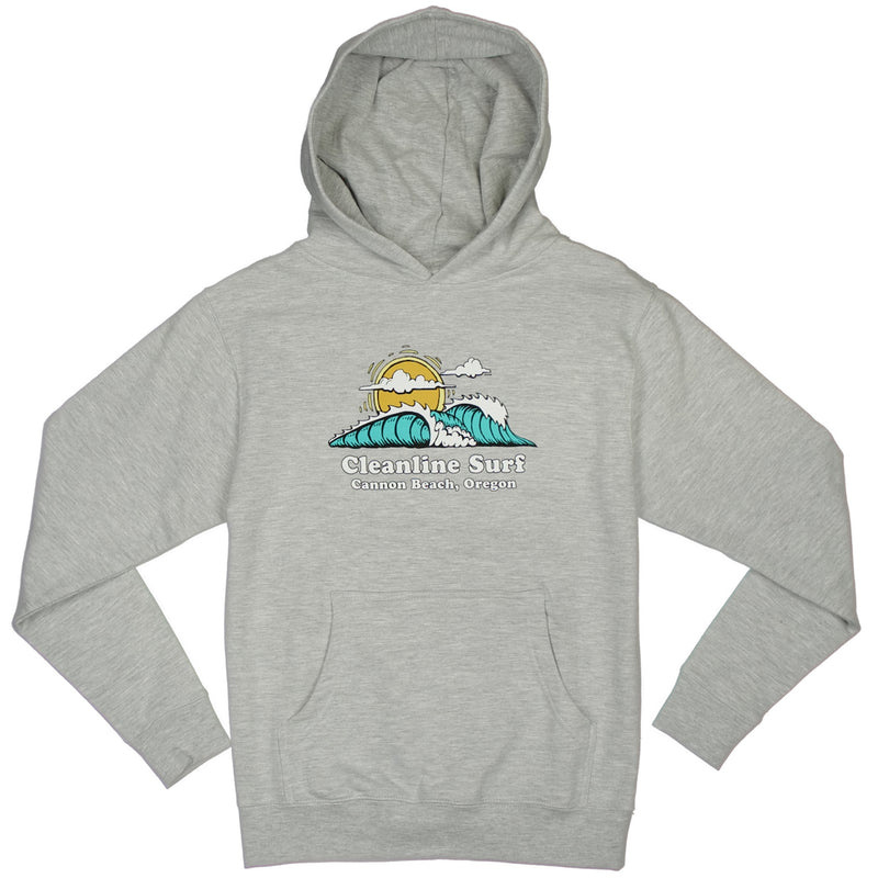 Load image into Gallery viewer, Cleanline Youth Sunset Tube Hoodie