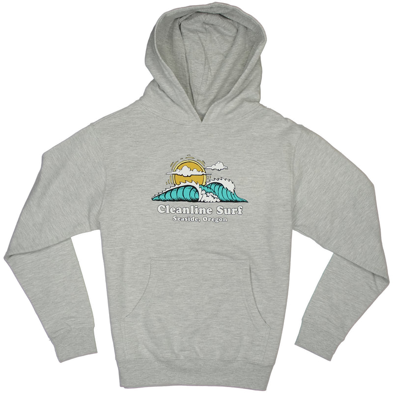 Load image into Gallery viewer, Cleanline Youth Sunset Tube Hoodie