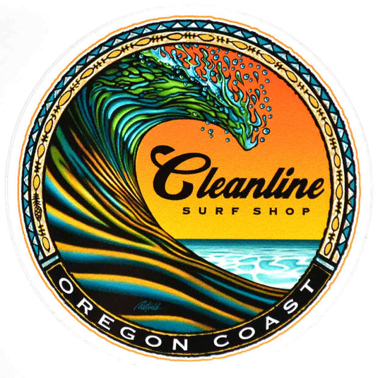 Cleanline Surf Clean Wave Sticker 
