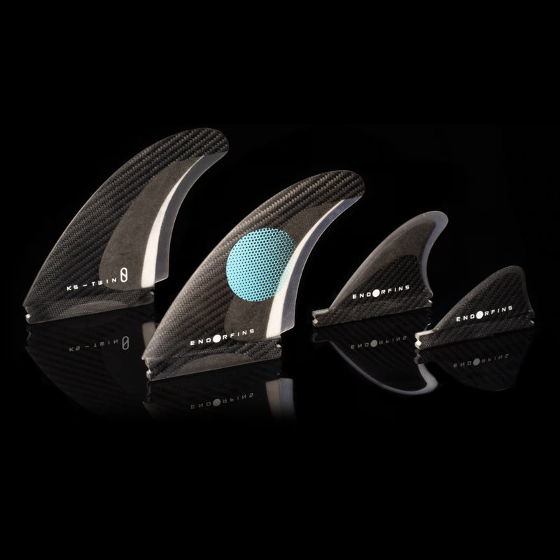 Load image into Gallery viewer, Endorfins KS Futures Compatible Twin + 2 Fin Set