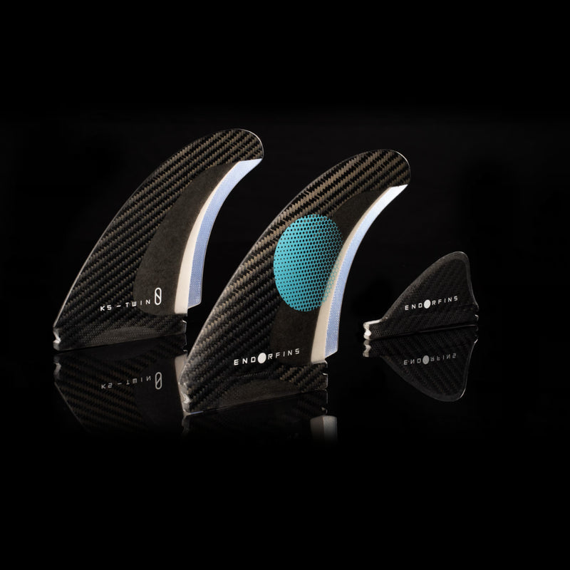 Load image into Gallery viewer, Endorfins KS Futures Compatible Twin + 2 Fin Set
