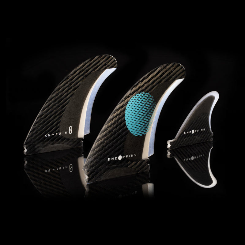 Load image into Gallery viewer, Endorfins KS Futures Compatible Twin + 2 Fin Set