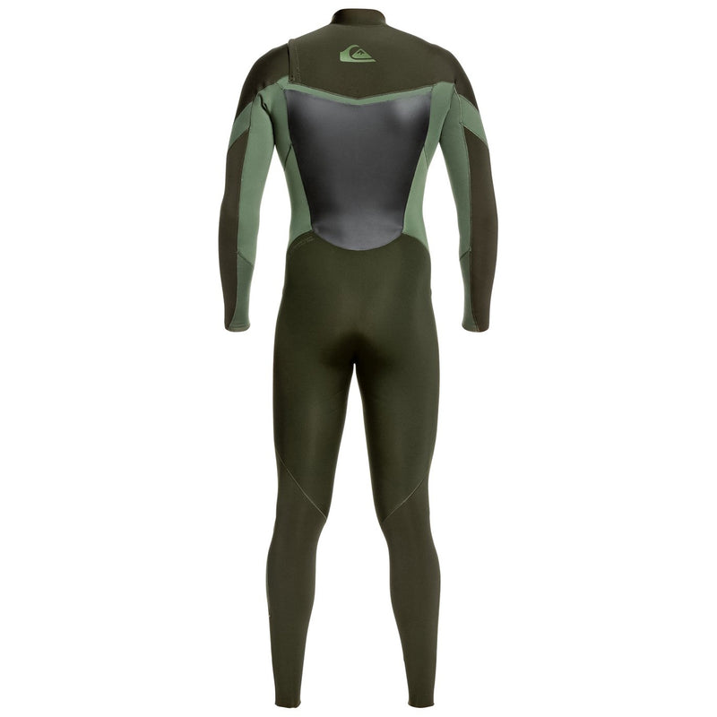 Load image into Gallery viewer, Quiksilver Syncro 3/2 Chest Zip Wetsuit - Dark Ivy/Shade Olive
