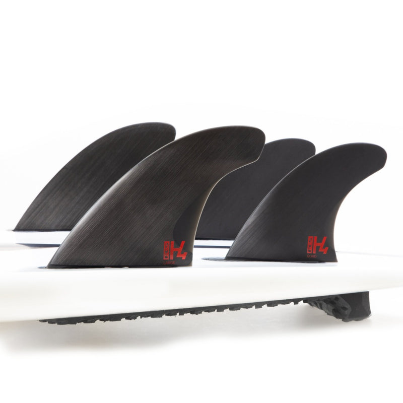 Load image into Gallery viewer, FCS II H4 PC Carbon Quad Rear Fin Set