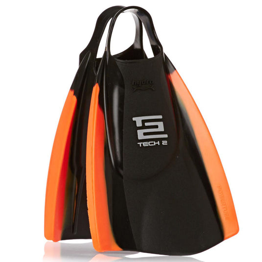 Hydro Tech 2 Swim Fins - Black/Orange 