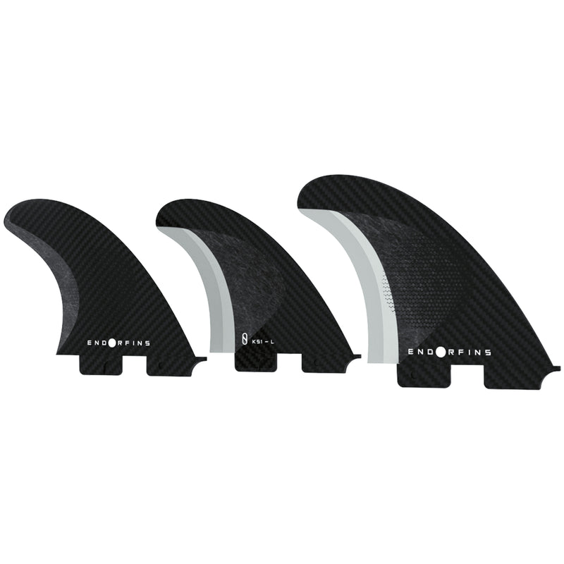 Load image into Gallery viewer, Endorfins KS1 FCS II Compatible Tri Fin Set