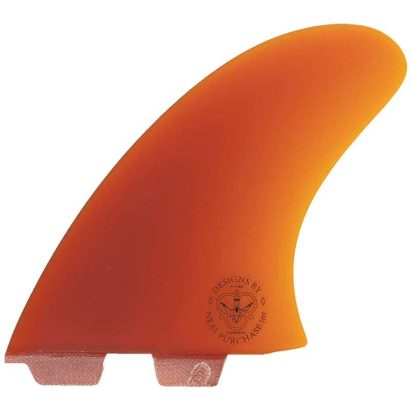 Load image into Gallery viewer, Flying Diamonds NPJ Apex FCS II Compatible Twin Fin Set
