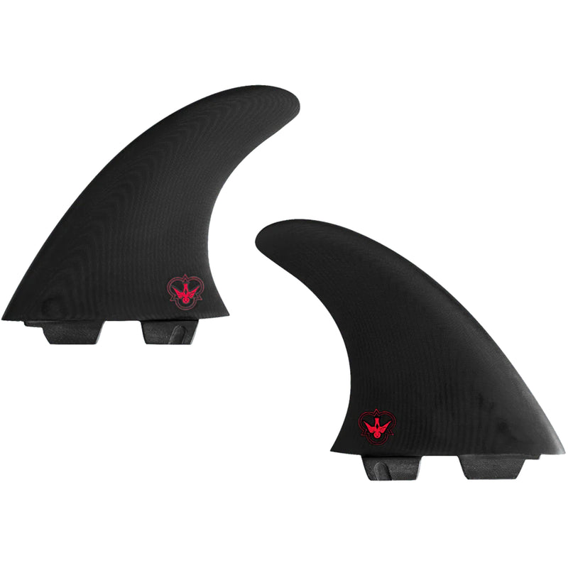 Load image into Gallery viewer, Flying Diamonds Taylor Jensen FCS Compatible Quad Fin Set