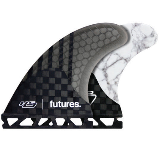 Futures Fins HS2 Generation Tri Fin Set - Carbon/White