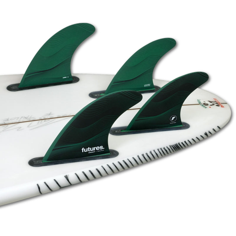 Load image into Gallery viewer, Futures Fins F8 Legacy Honeycomb Quad Fin Set