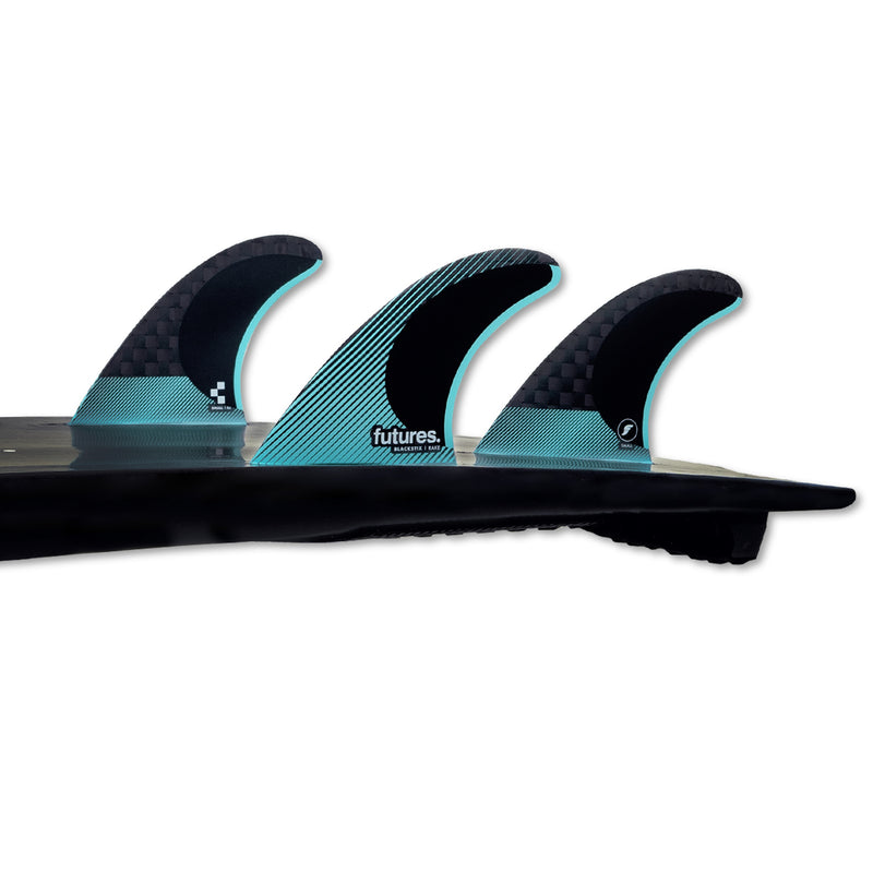 Load image into Gallery viewer, Futures Fins R4 Blackstix Tri Fin Set
