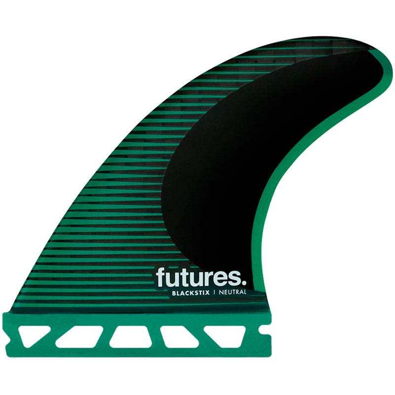 Load image into Gallery viewer, Futures Fins F6 Blackstix Tri Fin Set