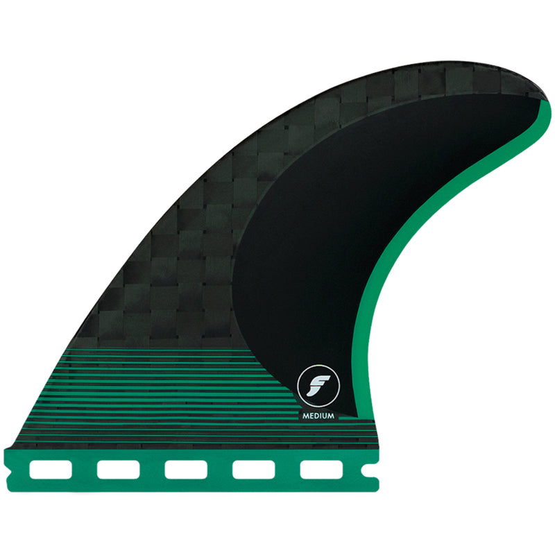 Load image into Gallery viewer, Futures Fins F6 Blackstix Tri Fin Set