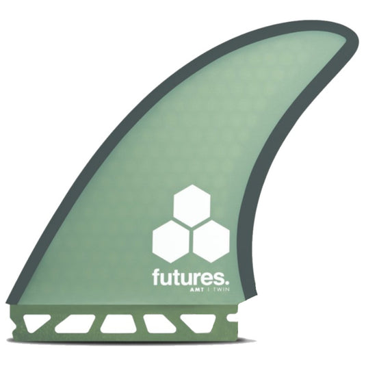 Futures Fins Al Merrick Honeycomb Twin + 1 Fins - Green/Grey