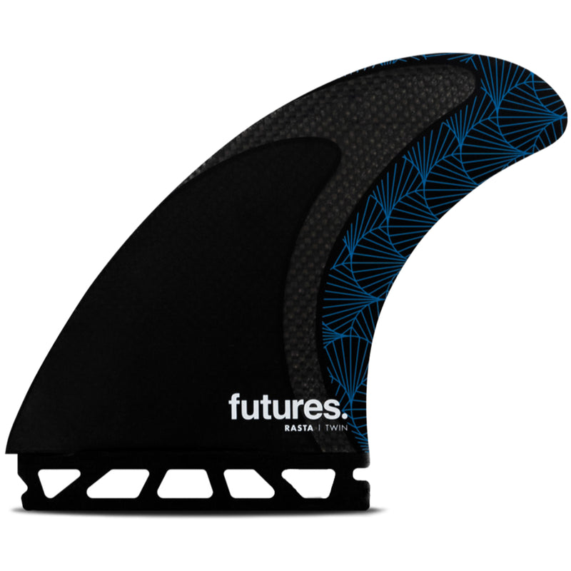 Load image into Gallery viewer, Futures Fins Rasta Honeycomb Twin + 1 Fin Set
