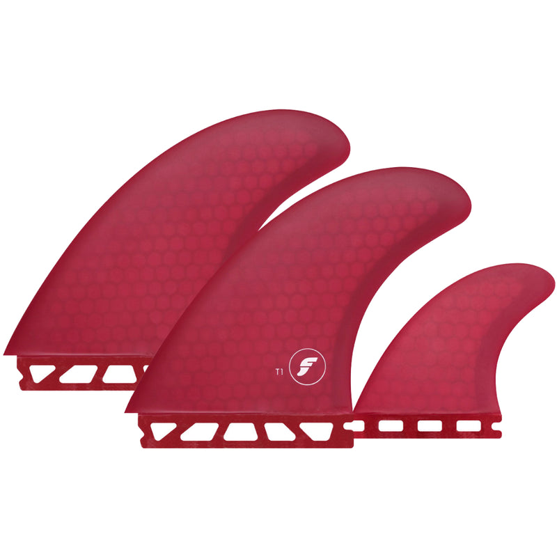 Load image into Gallery viewer, Futures Fins T1 Honeycomb Twin + 1 Fin Set