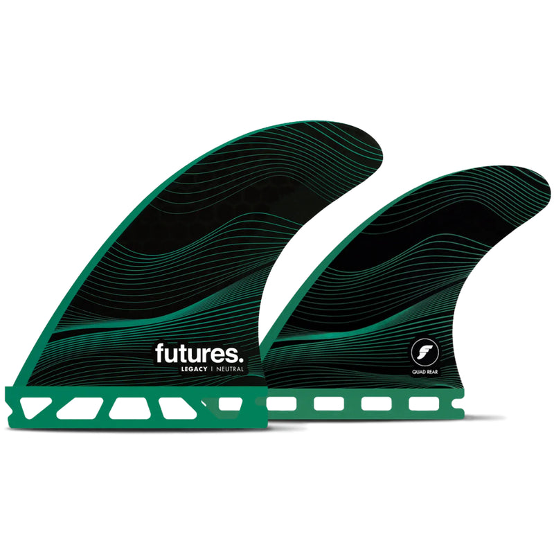 Load image into Gallery viewer, Futures Fins F6 Legacy Honeycomb Quad Fin Set