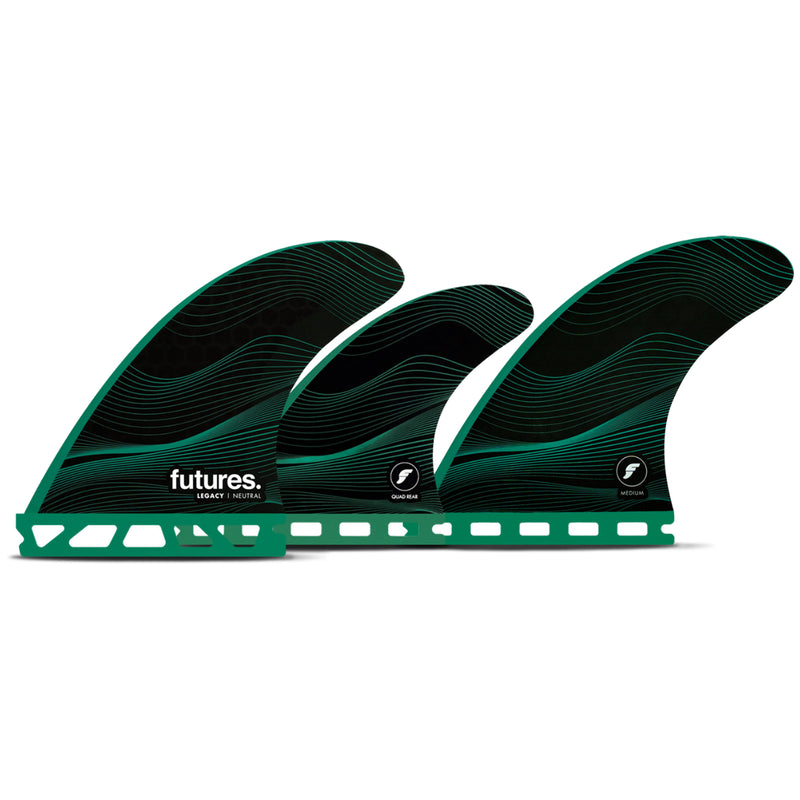 Load image into Gallery viewer, Futures Fins F6 Legacy Honeycomb Tri-Quad Fin Set