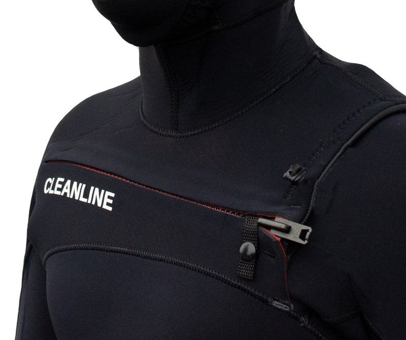 Load image into Gallery viewer, Cleanline 5/3 Hooded Chest-Zip Wetsuit - 2021