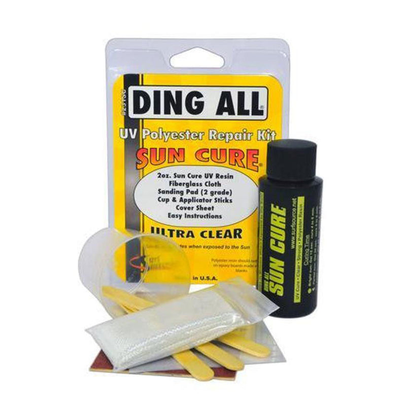 Load image into Gallery viewer, Ding All Sun Cure Polyester Fiberglass Repair Kit - 2oz.